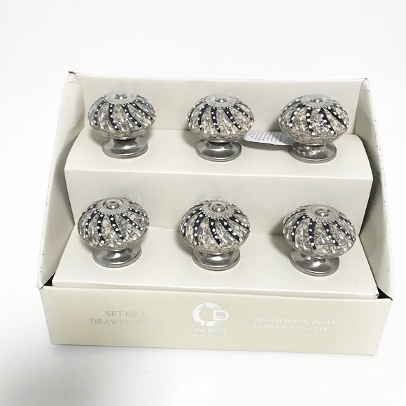 Urchin Drawer Pulls Set Of 6 Nwt